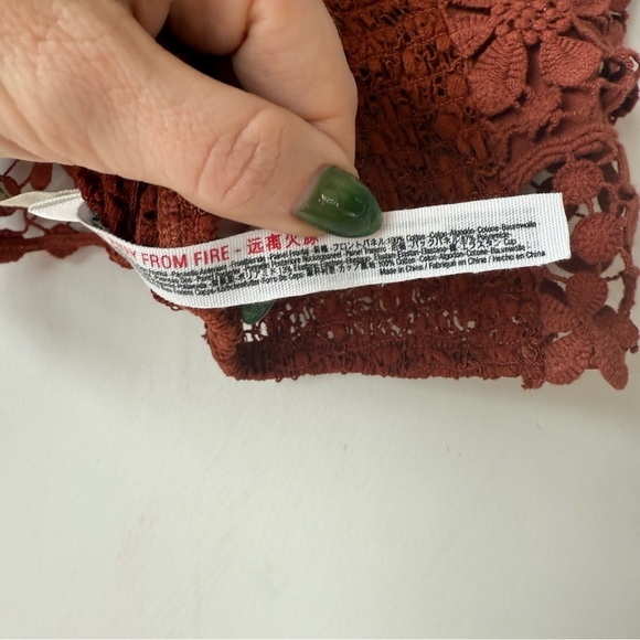 Free People Intimately Miss Dazie Bralette In Terracotta XS - Picture 8 of 8